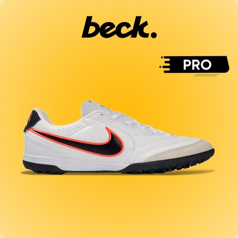 Giày Bóng Đá Nike Tiempo Ligera Pro Trắng Vạch Đen TF