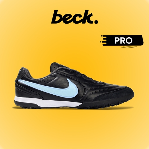Giày Bóng Đá Nike Tiempo Ligera Pro Đen Vạch Xanh TF