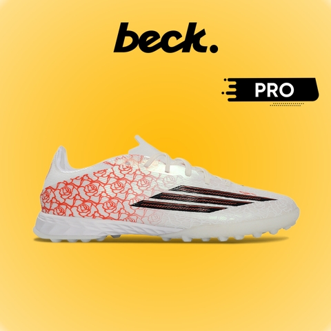 Giày Bóng Đá Adidas F50 PRO Lamine Yamal Trắng Đỏ Hoa Hồng HQ TF