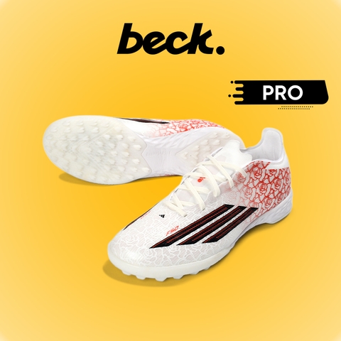 Giày Bóng Đá Adidas F50 PRO Lamine Yamal Trắng Đỏ Hoa Hồng HQ TF