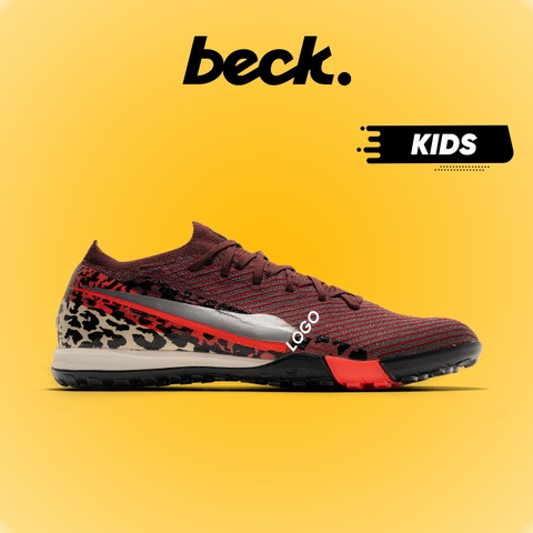Giày Bóng Đá Trẻ Em Nike Mercurial Vapor 16 Elite United Safari Nâu Vạch Bạc Cổ Lửng TF