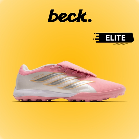 Giày Bóng Đá Adidas Predator 26 Elite Hồng Trắng Lưỡi Gà Lật TF