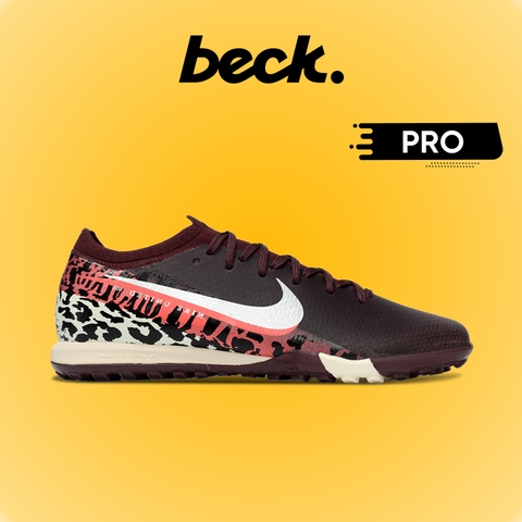 Giày Bóng Đá Nike Mercurial Vapor 16 PRO United Safari Nâu Đỏ Vạch Xám Cổ Lửng HQ TF