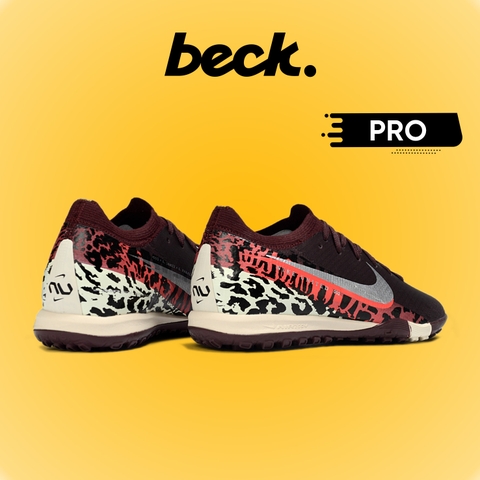 Giày Bóng Đá Nike Mercurial Vapor 16 PRO United Safari Nâu Đỏ Vạch Xám Cổ Lửng HQ TF