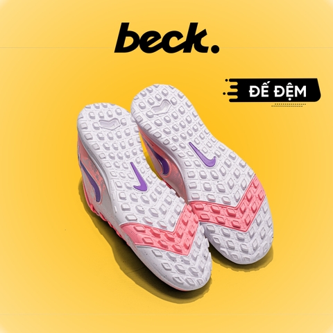 Giày Bóng Đá Nike Mercurial Vapor 16 Academy Vini JR Hồng Xám Đế Đệm TF