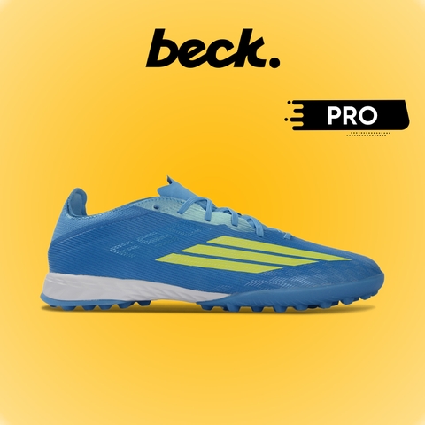 Giày Bóng Đá Adidas F50 PRO Xanh Biển Vạch Chuối HQ TF