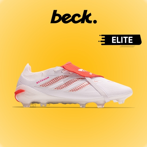 Giày Bóng Đá Adidas Predator 26 Elite Original Beckham Trắng Đỏ Lưỡi Gà Lật FG