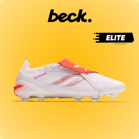 Giày Bóng Đá Adidas Predator 26 Elite Original Beckham Trắng Đỏ Lưỡi Gà Lật FG