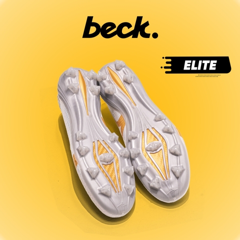 Giày Bóng Đá Mizuno Alpha 3 Elite João Felix Trắng Xám Vàng Cổ Lửng FG