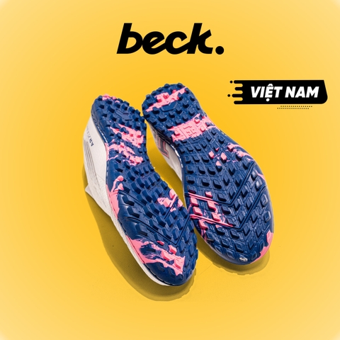 Giày Bóng Đá VN Mercurial Vapor 16 Elite Trắng Đế Tím Hồng TF