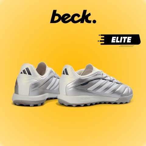 Giày Bóng Đá Adidas Copa Pure 4 Elite Bạc Trắng Đế Đệm TF