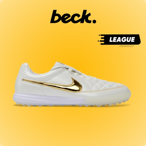 Giày Bóng Đá Nike Tiempo Legend R10 Ronaldinho Trắng Vàng HQ TF