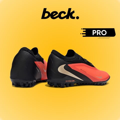 Giày Bóng Đá Nike Phantom 6 Pro Đỏ Gót Đen Cổ Lửng TF