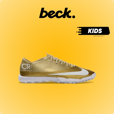 Giày Bóng Đá Trẻ Em Nike Mercurial Superfly 11 Elite CR7 Vàng WC26 Đế Đệm TF