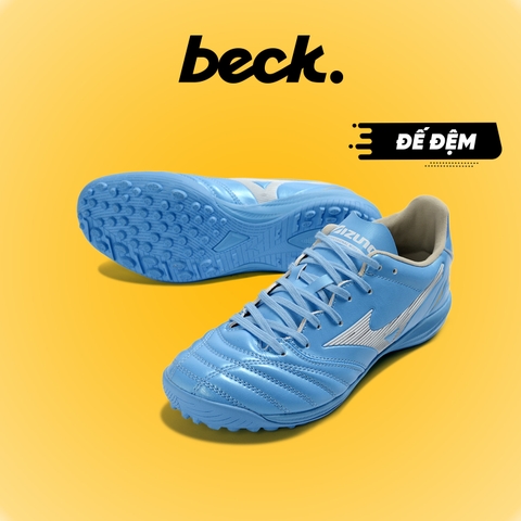 Giày Bóng Đá Mizuno Neo 4 Pro Xanh Nhạt Đế Đệm TF