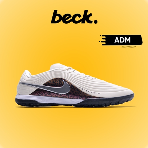 Giày Bóng Đá Nike Tiempo Maestro Academy United003 Safari Trắng Nâu Đế Đệm TF