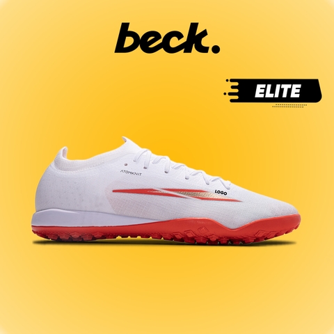 Giày Bóng Đá Mercurial Vapor 17 Elite Trắng Vạch Vàng Đế Đỏ HQ TF
