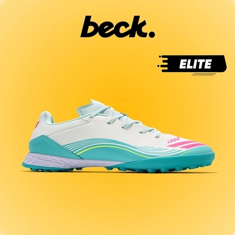 Giày Bóng Đá F50 Elite  V1 Messi Trắng Xanh Ngọc Hồng TF