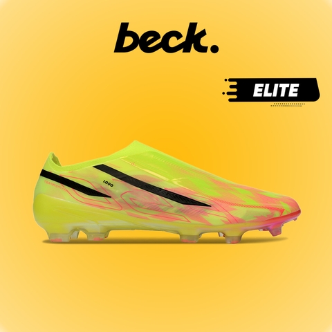 Giày Bóng Đá Adidas F50 Hyperfast Elite LL Vàng Đen Không Dây HQ FG