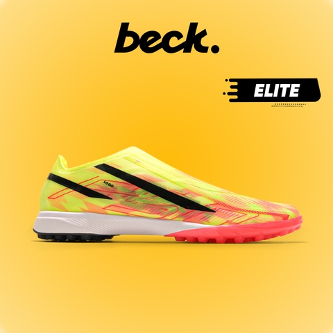 Giày Bóng Đá Adidas F50 Hyperfast Elite LL Vàng Đen Không Dây TF