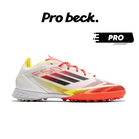 GIÀY BÓNG ĐÁ F50 PRO TF Pure Victory - IE1220 - TRẮNG/ĐỎ/VÀNG