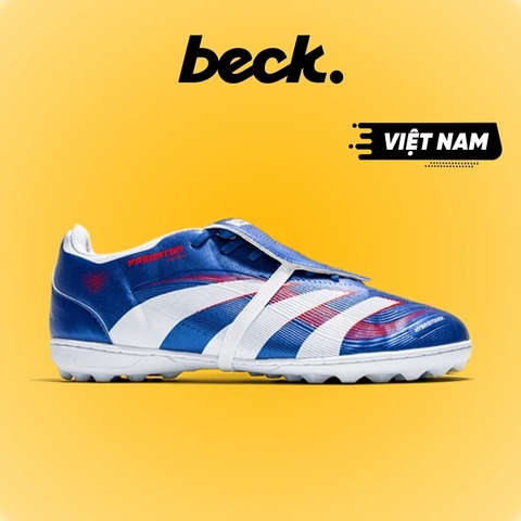 Giày Bóng Đá VN Predator 25 Lưỡi Gà Gập Chun TF - Xanh Biển