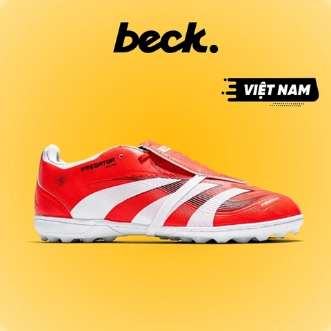 Giày Bóng Đá VN Predator 25 Lưỡi Gà Gập Chun TF - Đỏ