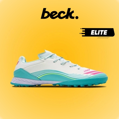 Giày Bóng Đá F50 Elite  V1 Messi Trắng Xanh Ngọc Hồng TF