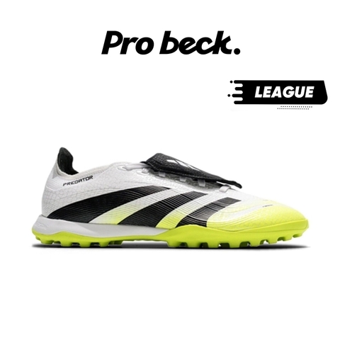 GIÀY BÓNG ĐÁ PREDATOR 25 LEAGUE LƯỠI GÀ LẬT TF - JQ1072 - TRẮNG/ĐEN/XANH