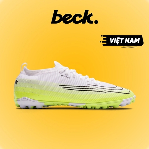 Giày Bóng Đá VN Mercurial Vapor 17 TPU TF - Trắng Xanh Neon