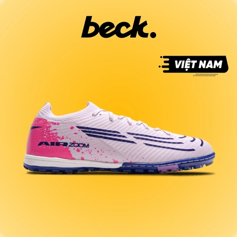Giày Bóng Đá Winbro Mercurial Vapor 16 Elite Vải Dệt TF - Tím Nhạt Gót Hồng