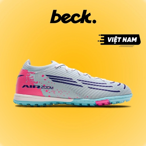 Giày Bóng Đá Winbro Mercurial Vapor 16 Elite Xanh Ngọc Gót Hồng TF