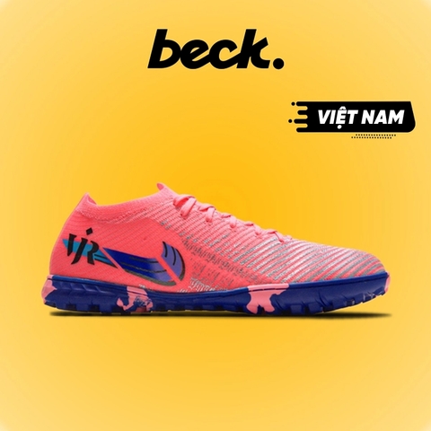 Giày Bóng Đá VN THE Mercurial Vapor 16 Elite Vini Hồng Xám TF
