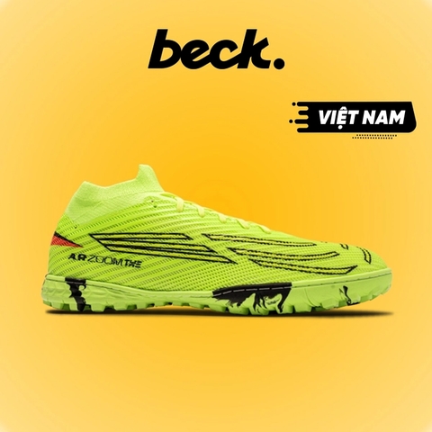 Giày Bóng Đá VN THE Mercurial Superfly 10 Elite Xanh Chuối Cổ Cao TF