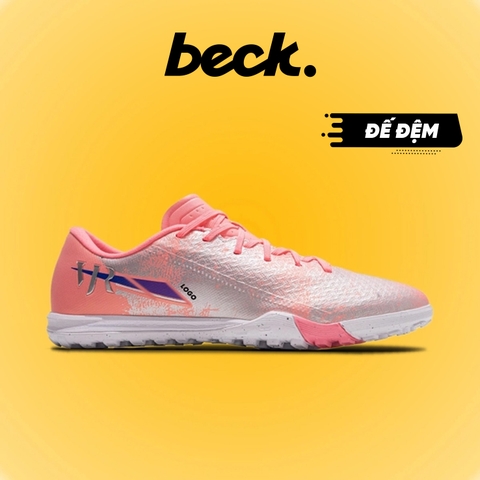Giày Bóng Đá Mercurial Vapor 16 Academy Vini JR Hồng Xám Đế Đệm TF