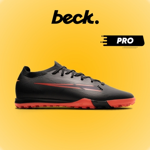 Giày Bóng Đá Mercurial Vapor 16 Pro Đen Đế Cam Cổ Lửng HQ TF