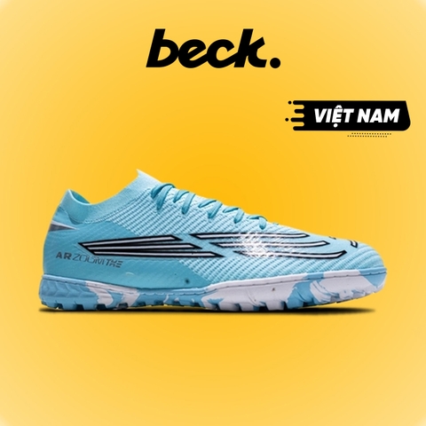 Giày Bóng Đá VN THE Mercurial Vapor 16 Elite Xanh Ngọc Trắng TF
