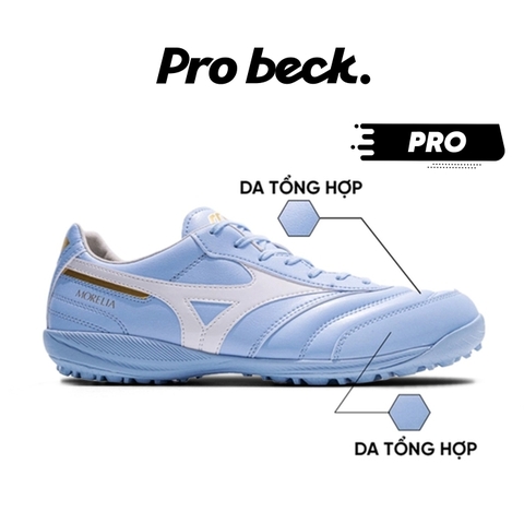 GIÀY BÓNG ĐÁ MIZUNO MORELIA SALA PRO TF - Q1GB261325 - XANH/TRẮNG
