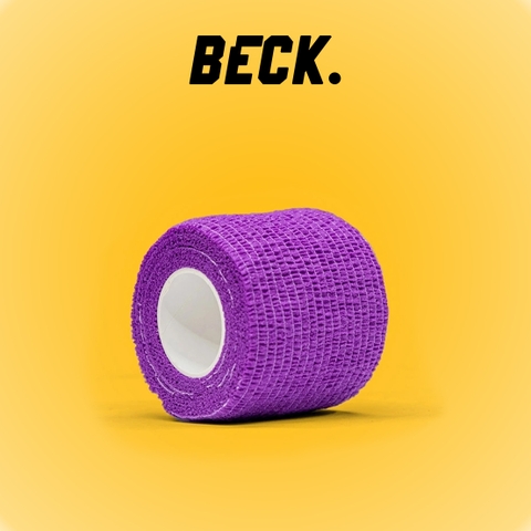 Băng Cuốn Tự Dính Mủ Cao Su Khổ 5cm - Tím