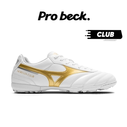 GIÀY BÓNG ĐÁ MIZUNO MORELIA II CLUB AS TF - P1GD260850 - TRẮNG/VÀNG