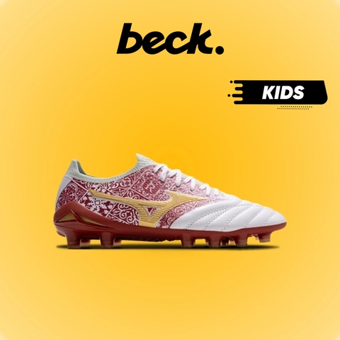 Giày Bóng Đá Trẻ Em Neo 4 Elite Sergio Ramos Trắng Đỏ Lưỡi Gà Liền FG