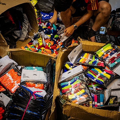 Dây Giày Bóng Đá Mix Các Màu