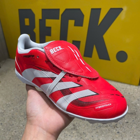 Giày Bóng Đá VN Adidas Predator 25 Lưỡi Gà Gập Chun TF - Đỏ