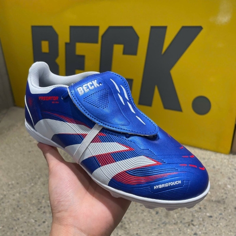 Giày Bóng Đá VN Adidas Predator 25 Lưỡi Gà Gập Chun TF - Xanh Biển