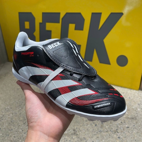 Giày Bóng Đá VN Adidas Predator 25 Lưỡi Gà Gập Chun TF - Đen