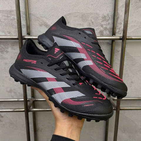 Giày Bóng Đá Adidas Predator 25 Pro Đen Đỏ TF