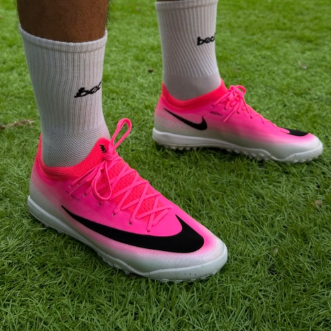 Giày Bóng Đá Nike Mercurial Vapor 17 Elite Hồng Trắng Đế Đệm HQ TF