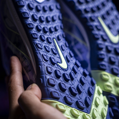 Giày Bóng Đá Trẻ Em Nike Mercurial Vapor 16 Elite Tím Vạch Xanh Lá Cổ Lửng TF