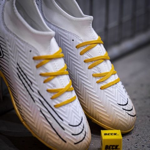 Giày Bóng Đá VN Nike Mercurial Vapor 16 Elite Cổ Cao TF - Trắng Vàng