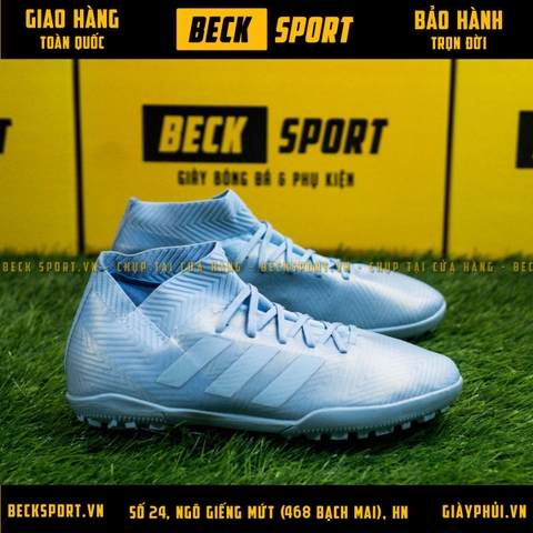 Giày Bóng Đá Adidas Nemeziz Xanh Ngọc Cổ Chéo V2 TF - Main Image